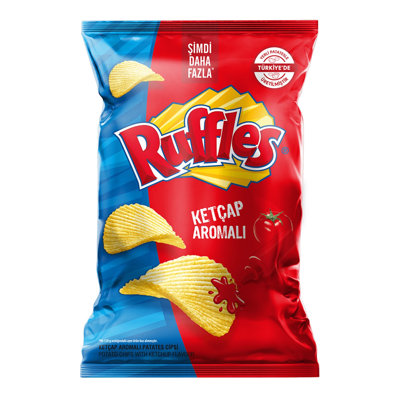 Ruffles Potato Chips with Ketchup Super Size 125 gr