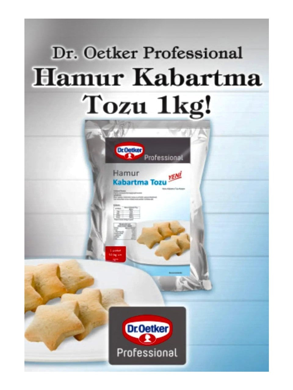 Dr. Oetker Baking Powder 35 oz (Hamur Kabartma Tozu 1,000 G)