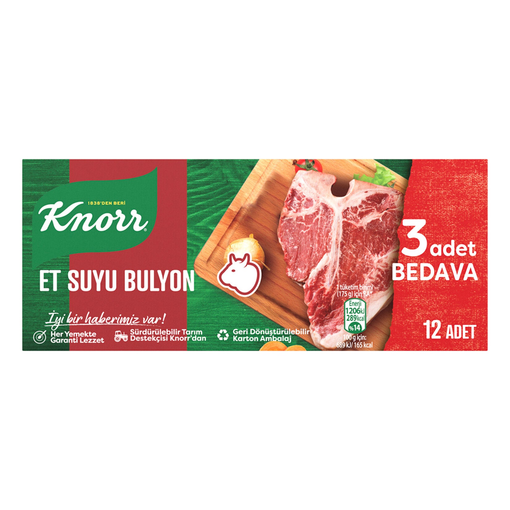 Knorr Broth Tablet Bouillon (Et Suyu Tablet Bulyon) 120 G
