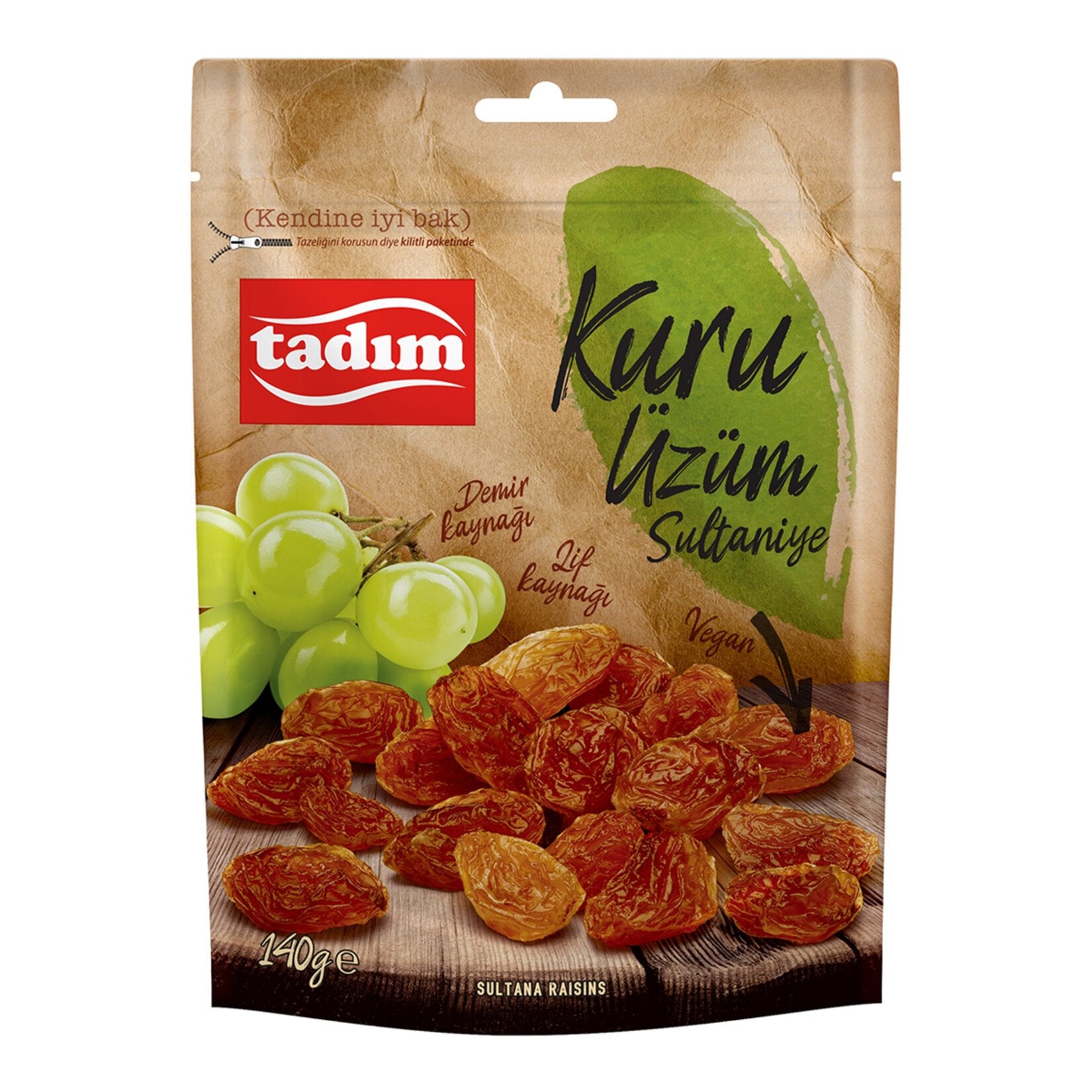 Tadım Sultana Raisins (Tadım Sultaniye Kuru Üzüm) 140 G