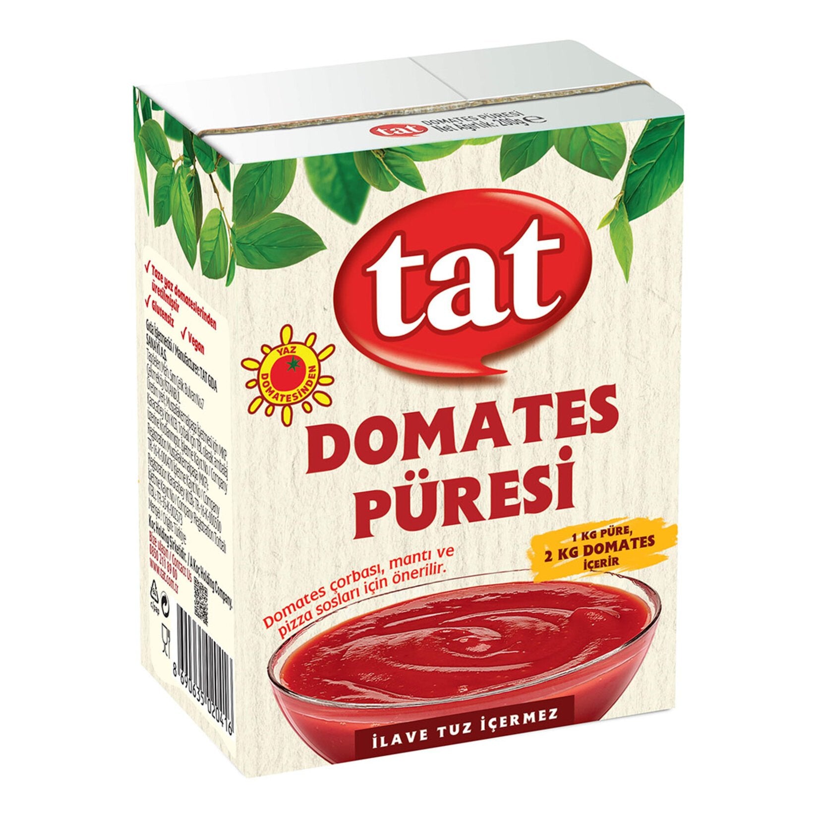 Tat Tomato Puree (Domates Püresi) 200 G