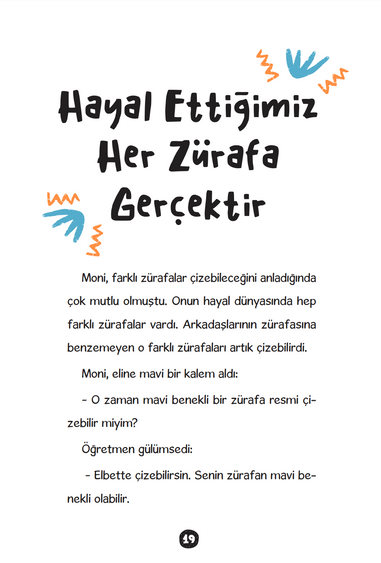 Benim Zürafam Uçabilir- Çocuk Kitabı- 1 Yaş Üzeri