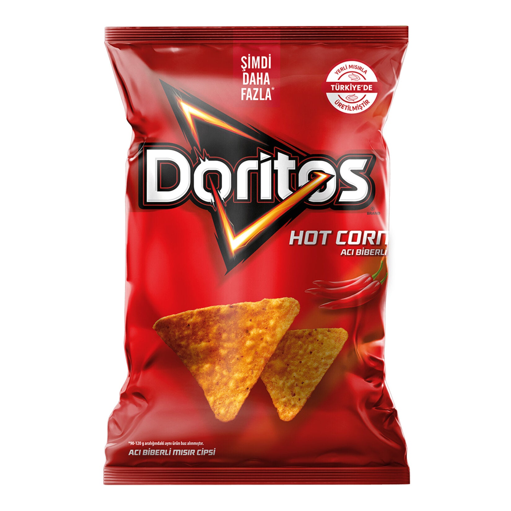 Doritos Hot Corn Chili Corn Chips Super Size 130 G