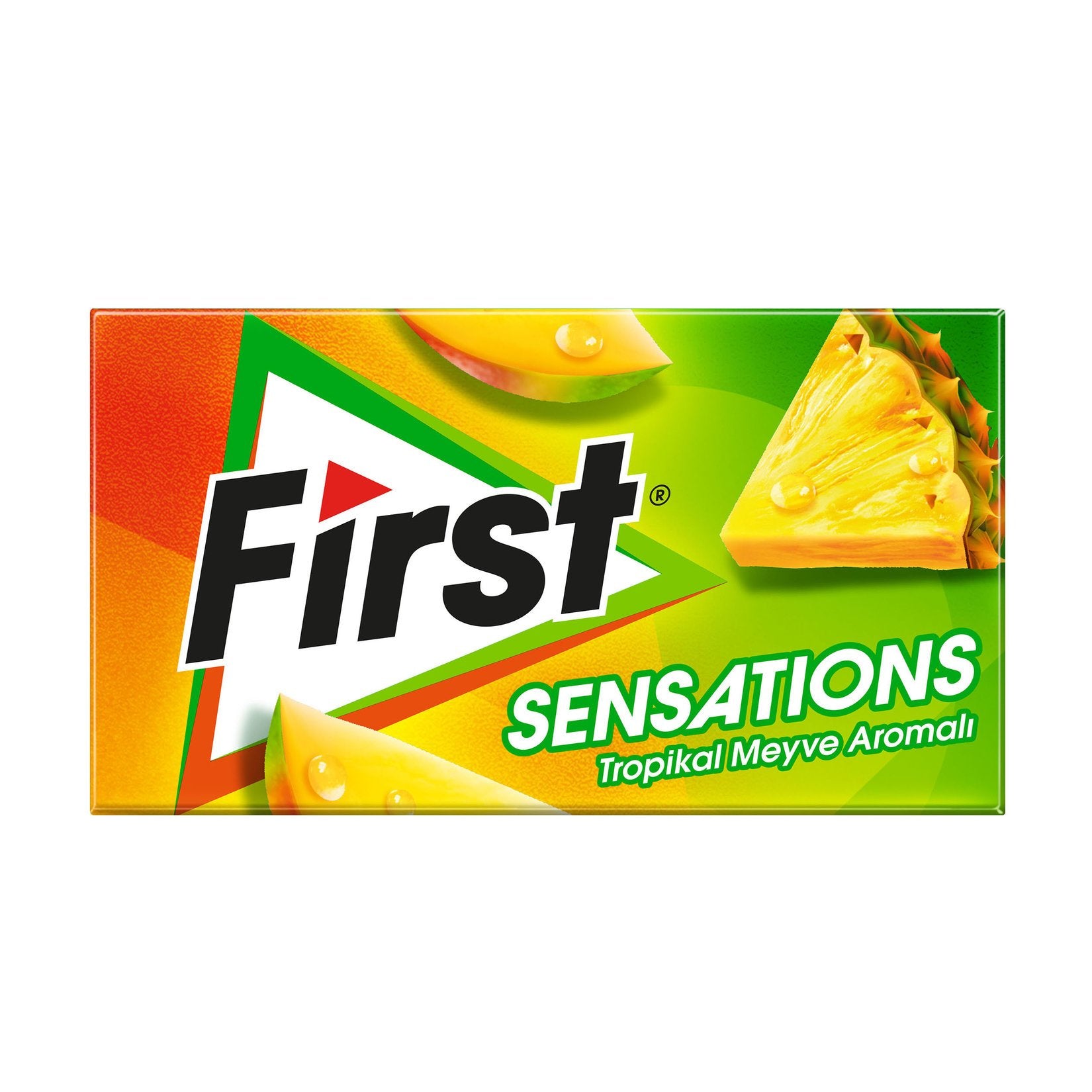 First Sensations Tropical Fruit Flavored Gum 27 G