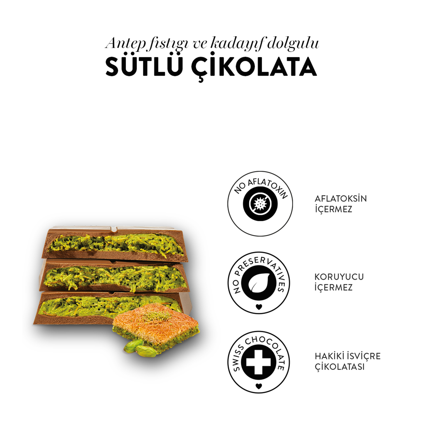 Juva Pistachio and Kadayif Dubai Chocolate 7.05 oz ( 200g )