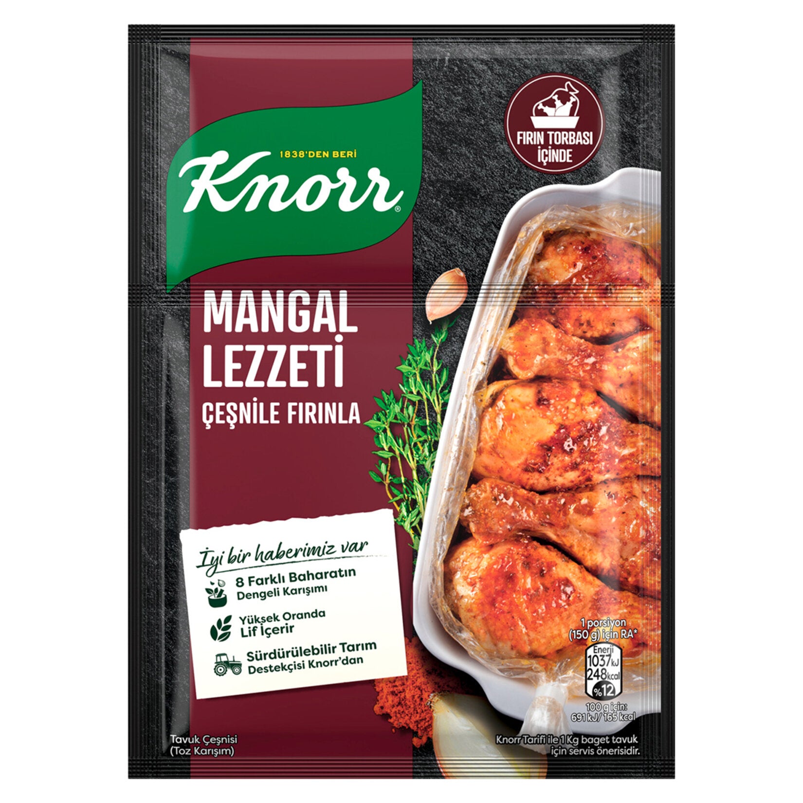 Knorr Baked Chicken Seasoning Barbecue Flavor 29 G