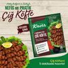 Knorr 5 Minute Meatless Raw Meatball (Çiğ Köfte) Set 120 G