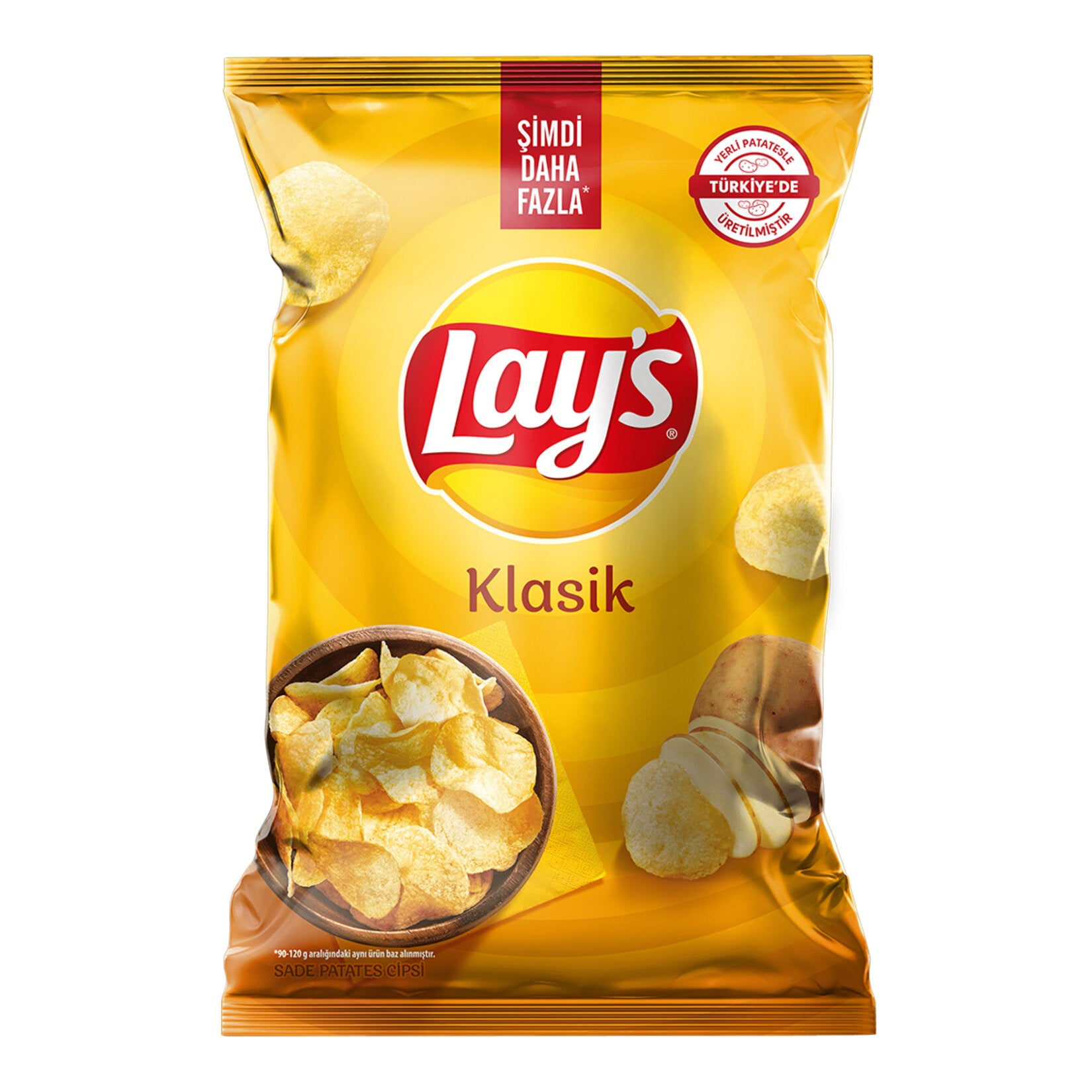 Lay's Classic Potato Chips Super Size 125 Gr