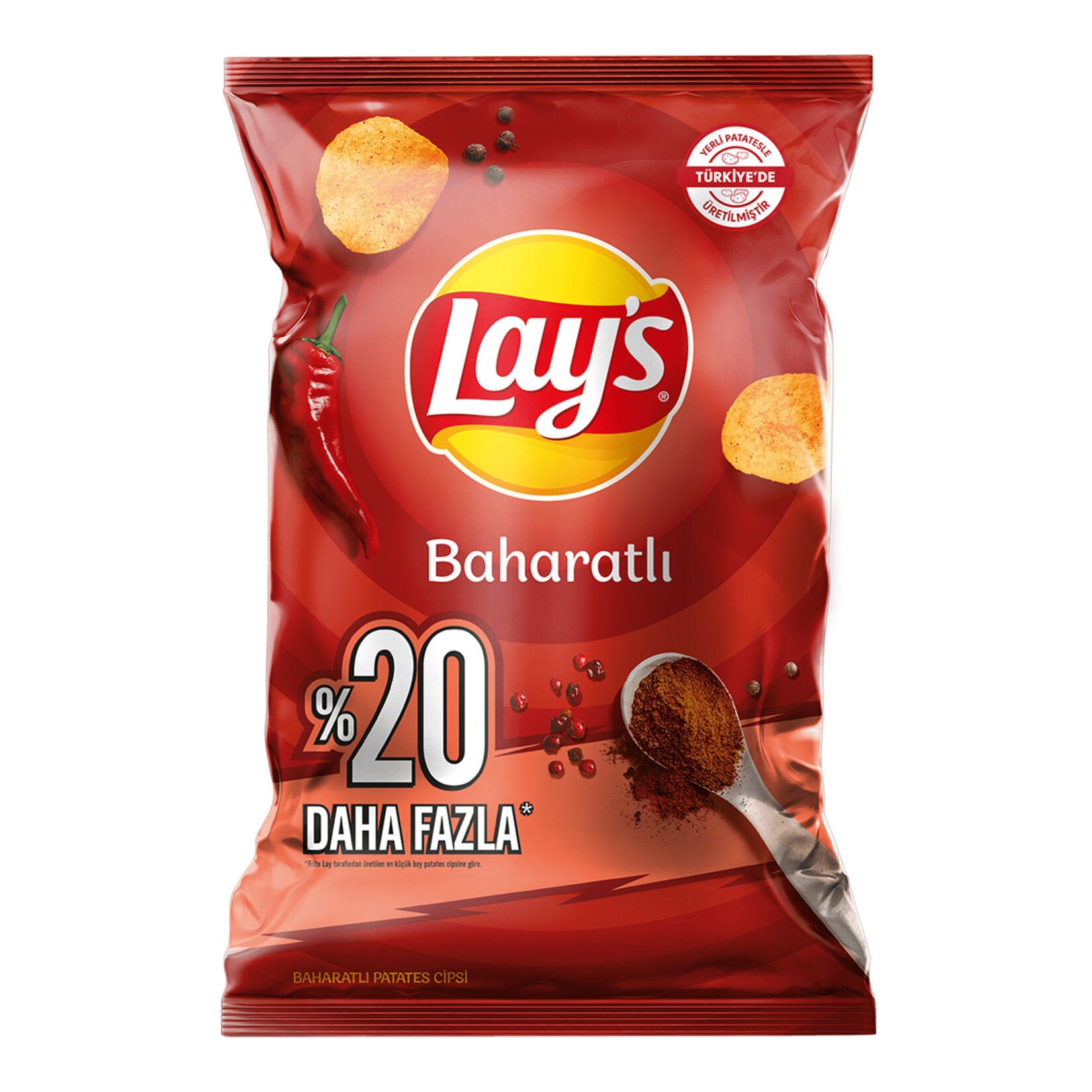 Lay's Spice Potato Chips Party Size 160 Gr