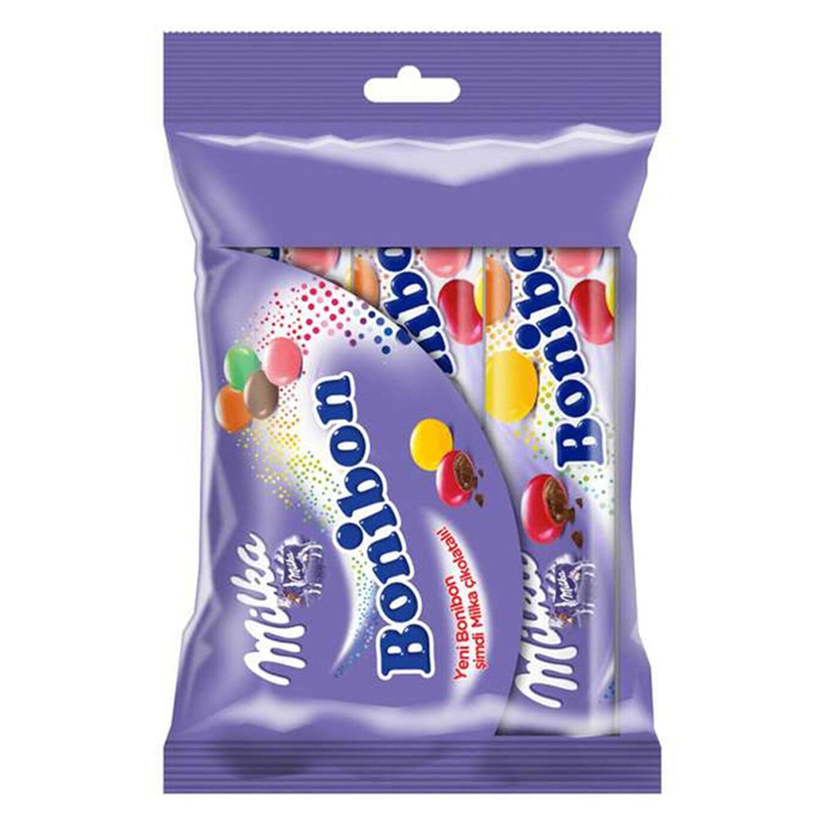 Milka Bonibon 3-Pack brings the fun and flavor of colorful chocolate dragees in a convenient pack. M