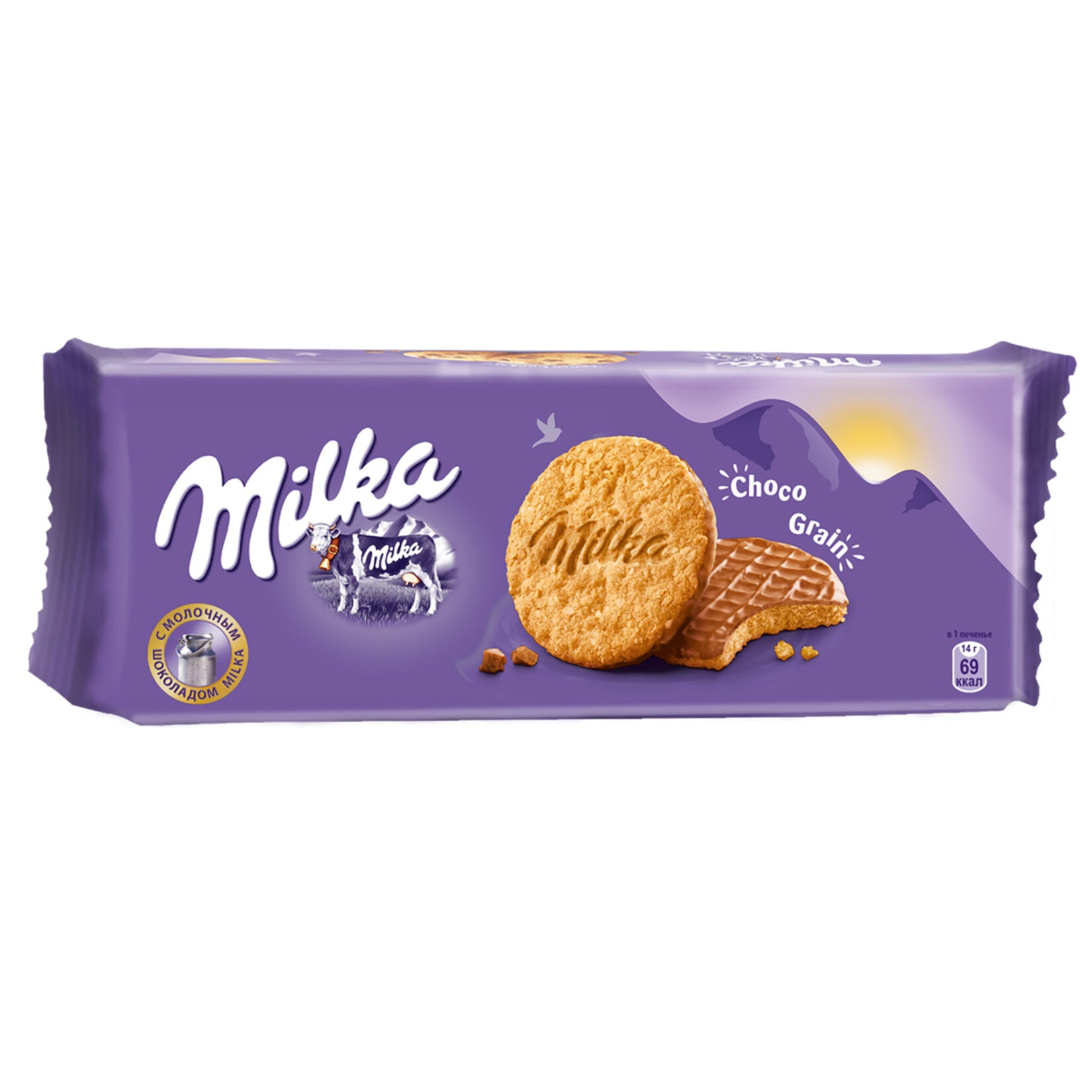 Milka Choco Grain blends the wholesome crunch of oat and whole wheat biscuits with a rich layer of s