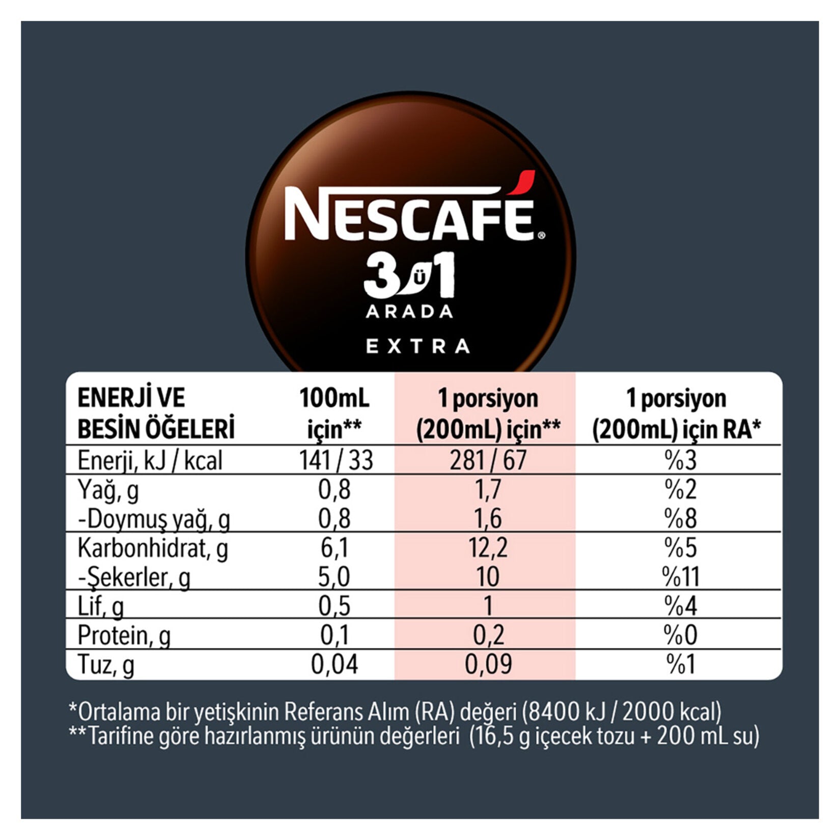 Nescafe 3 in 1 Extra 16.5 G