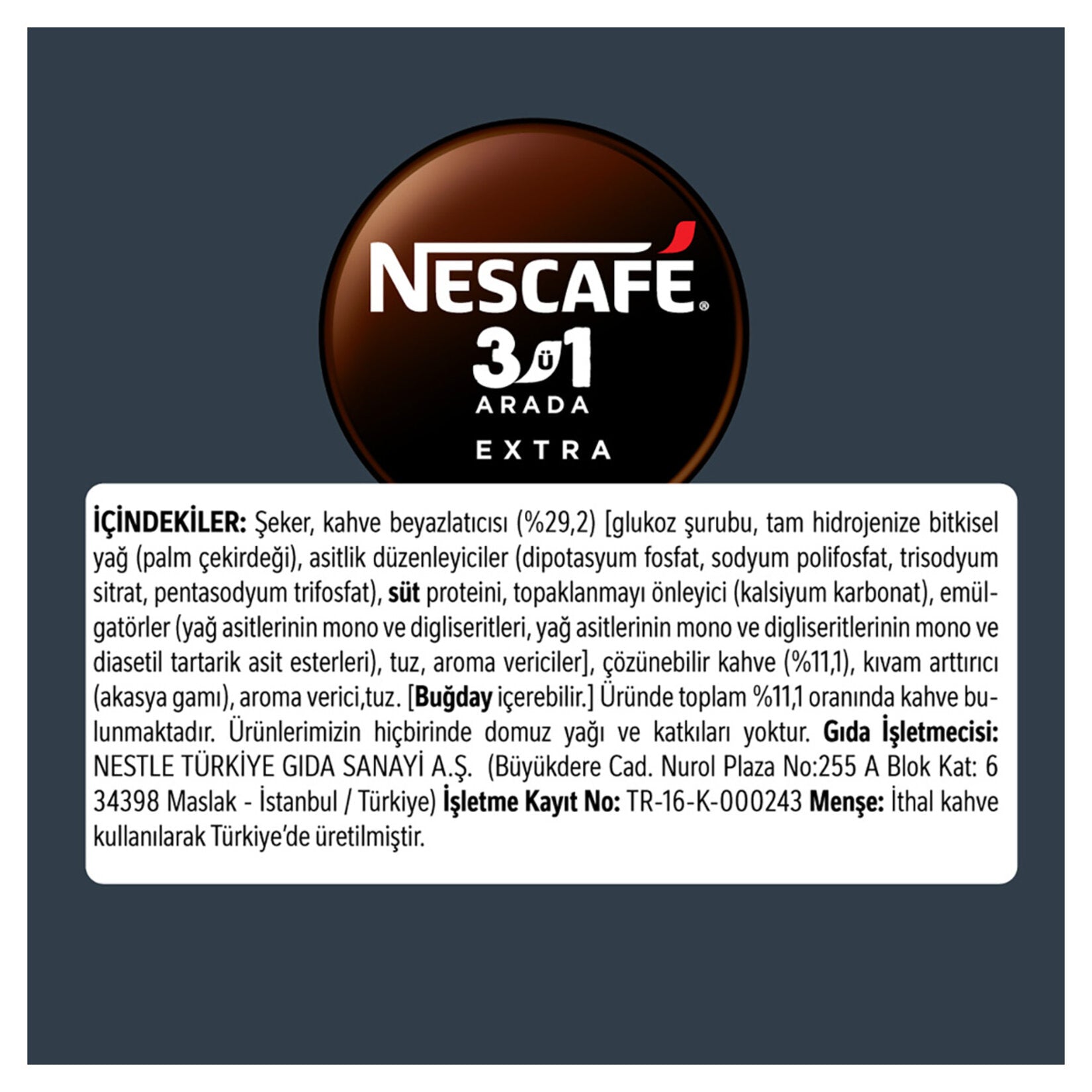 Nescafe 3 in 1 Extra 16.5 G