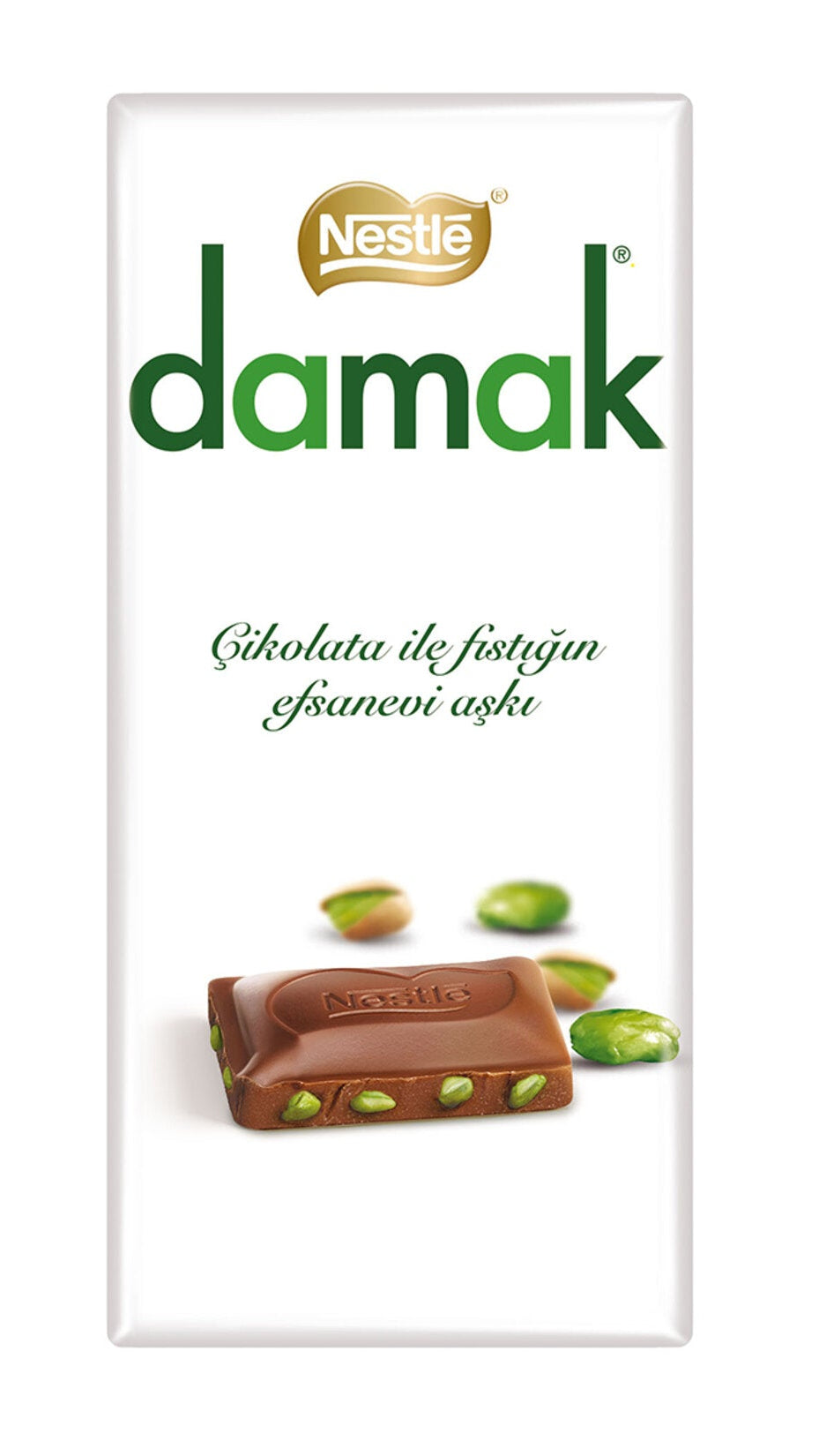 Nestle Damak Milk Chocolate with Pistachio 70 G