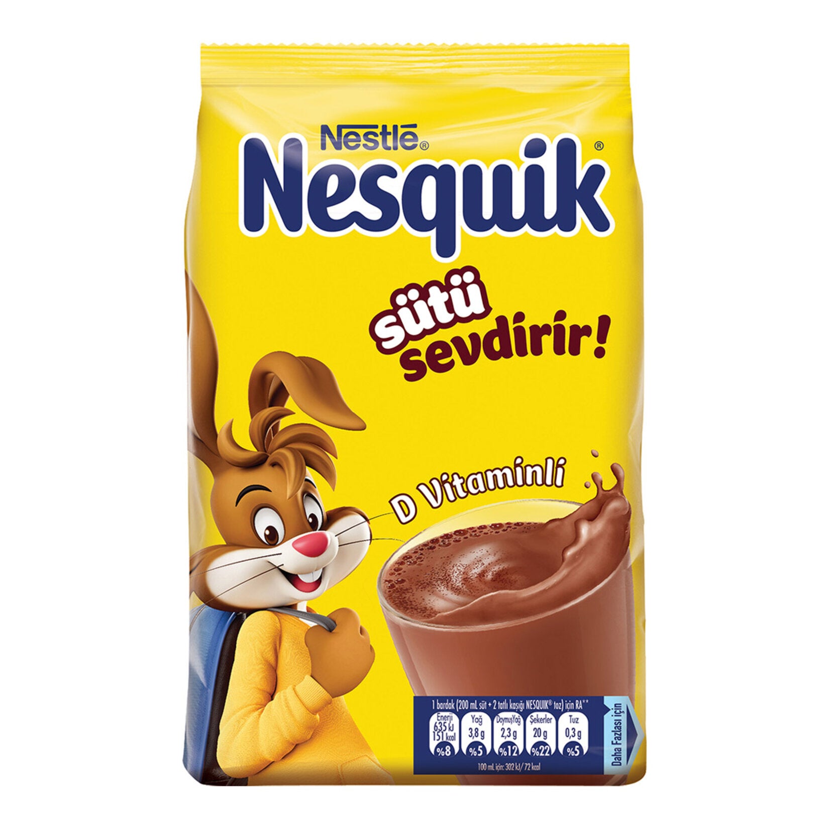 Nestle Nesquik Chocolate Drink Powder (Çikolatalı İçecek Tozu) 375 G