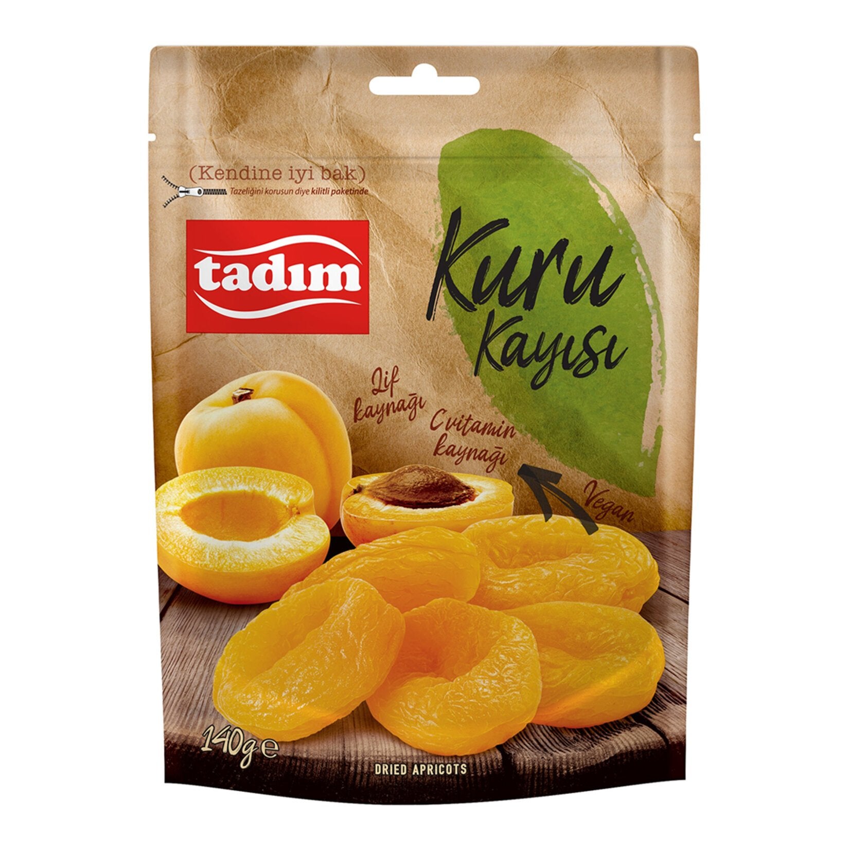 Tadım Dried Apricots (Kuru Kayısı) 140 G