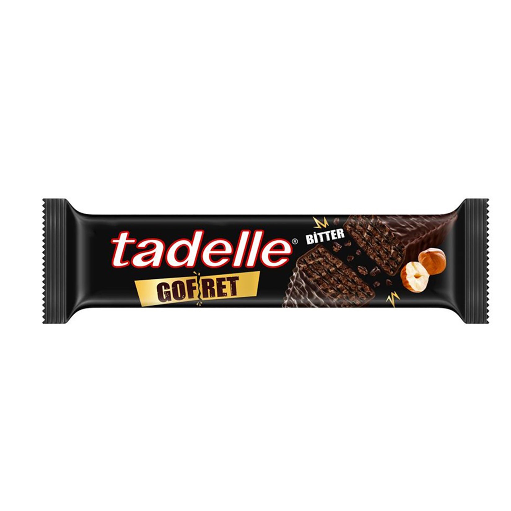 Tadelle Bitter Chocolate Coated Cacao Wafer brings together the rich taste of dark chocolate and the