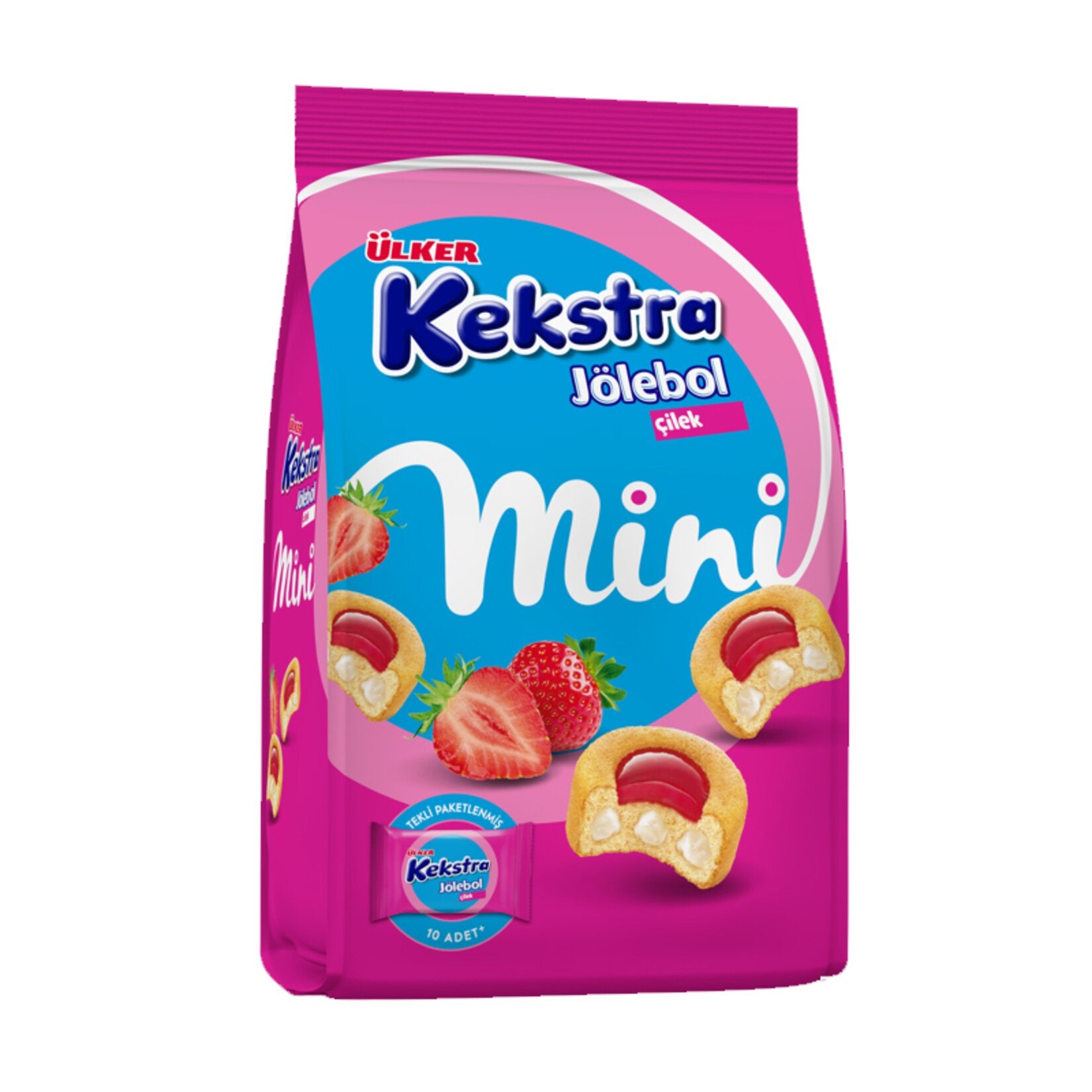 Ülker Kekstra Jölebol Mini Strawberry Cake 150 Gr
