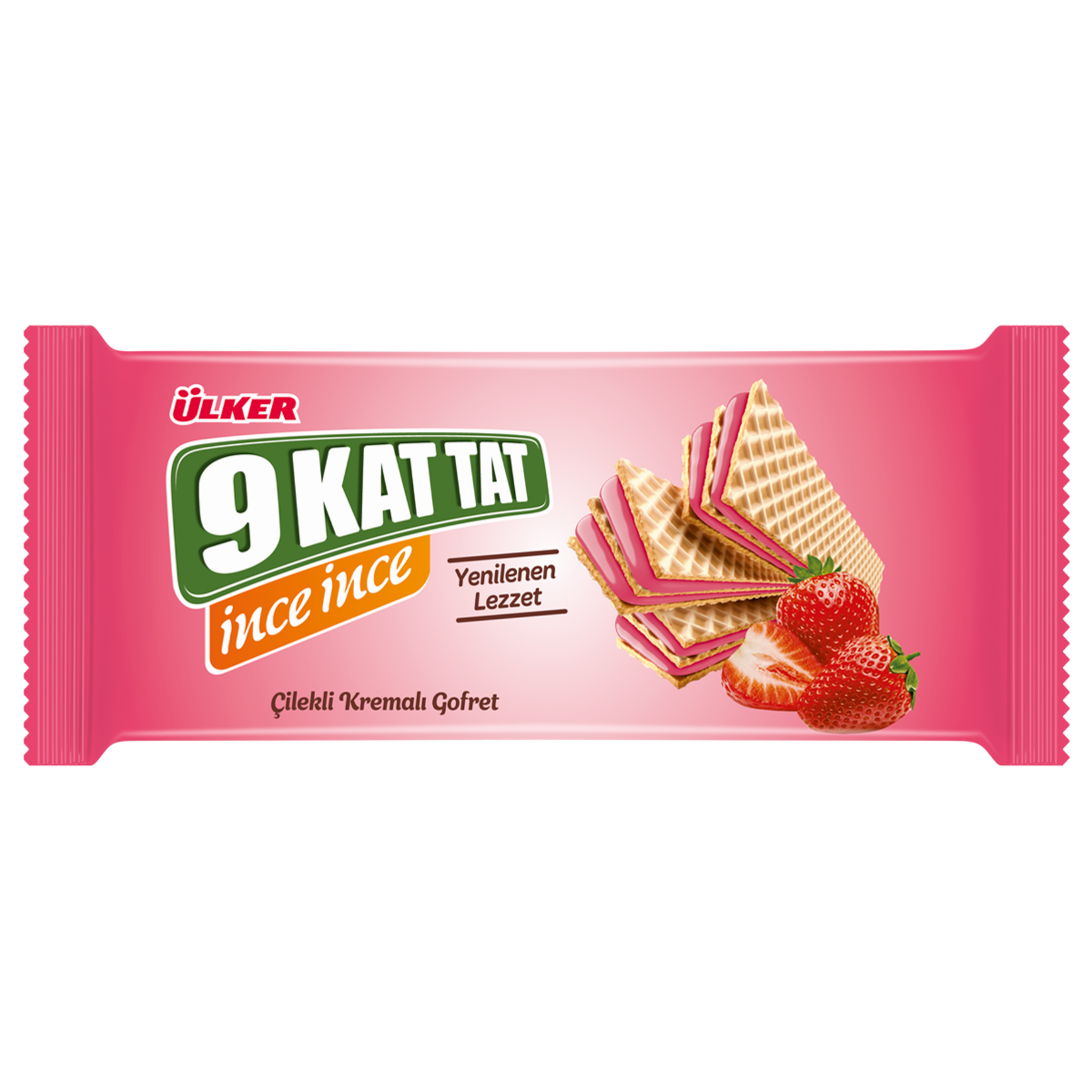 Ulker 9 Kat Tat Ince Ince Strawberry Wafer brings you the iconic taste of Türkiye's beloved layered