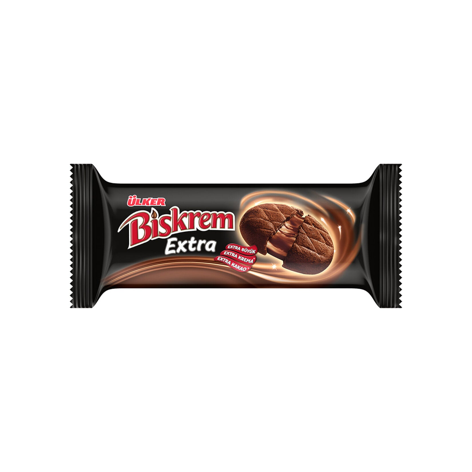 Ulker Biskrem Extra Cacao Cream Filled Biscuit brings you the rich taste of Turkish chocolate biscui