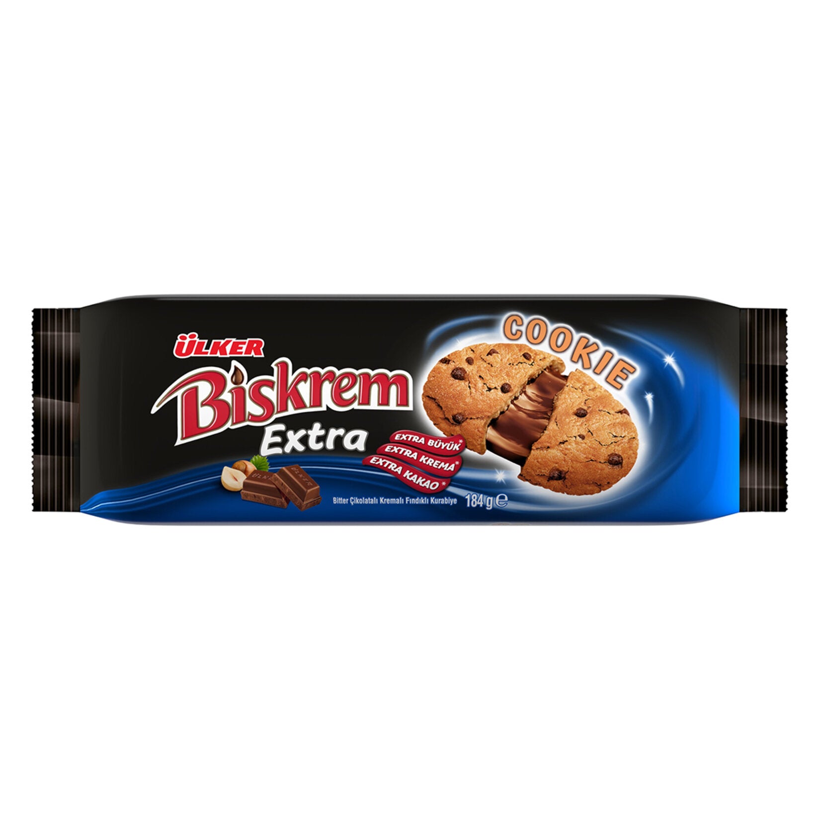 Ulker Biskrem Extra Cookie is a rich, chocolate-filled cookie that brings the authentic taste of Tür