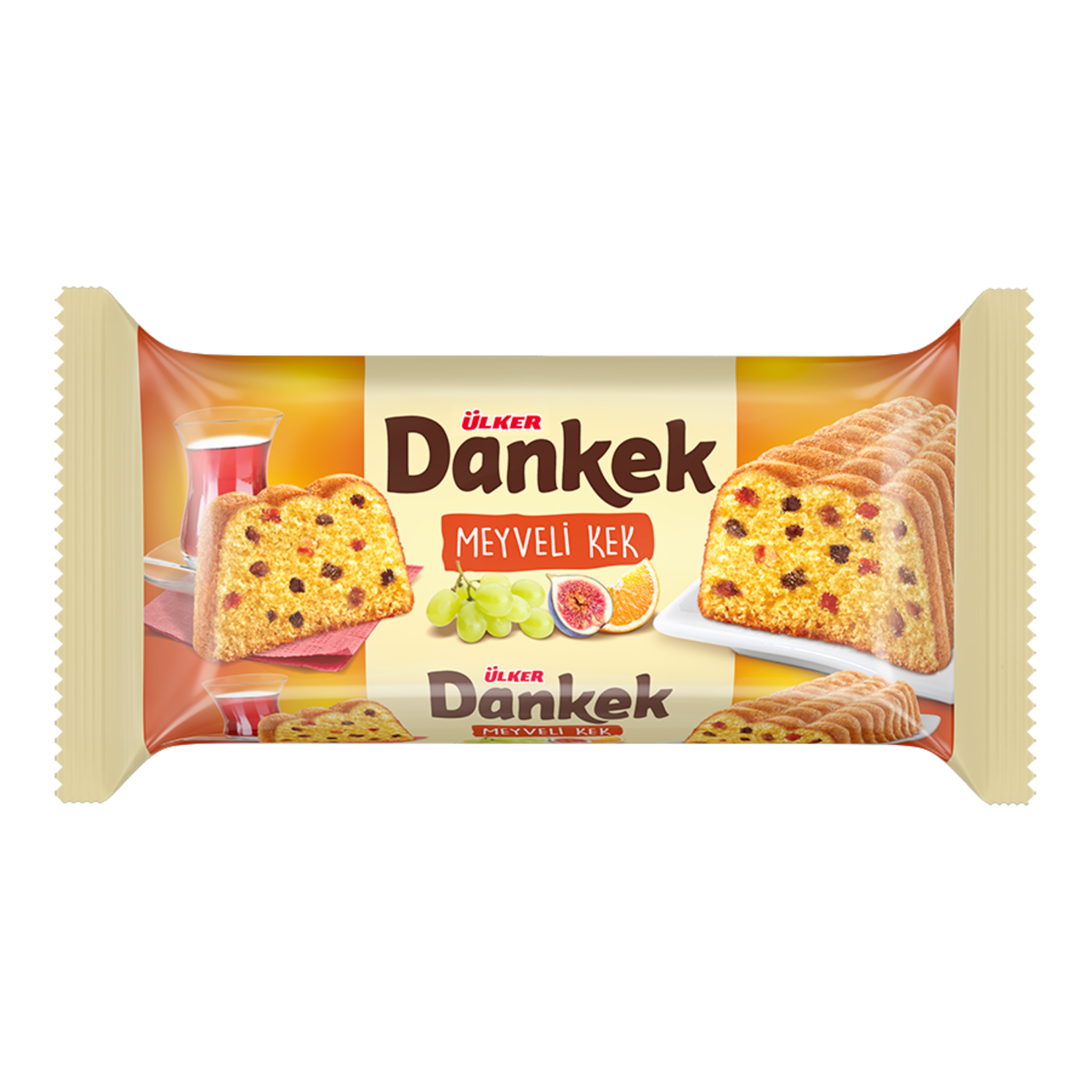 Ulker Dankek Fruit Baton Cake brings the comforting taste of soft sponge cake filled with real fruit