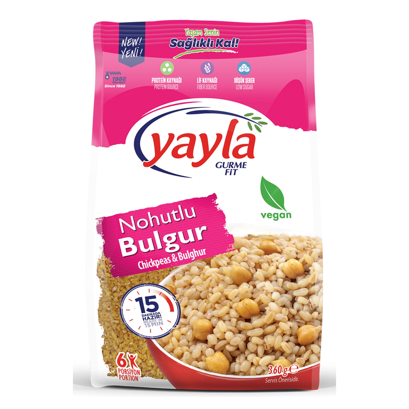Yayla Gurme Fit Chickpea Bulgur 360 G