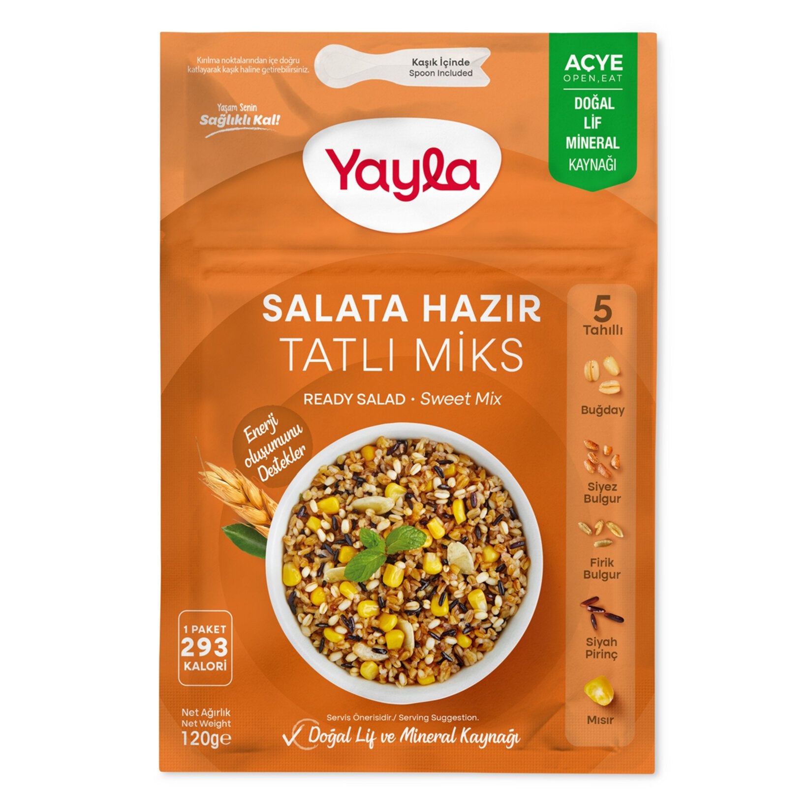 Yayla Ready Salad Sweet Mix (Salata Hazır Tatlı Miks) 120 G