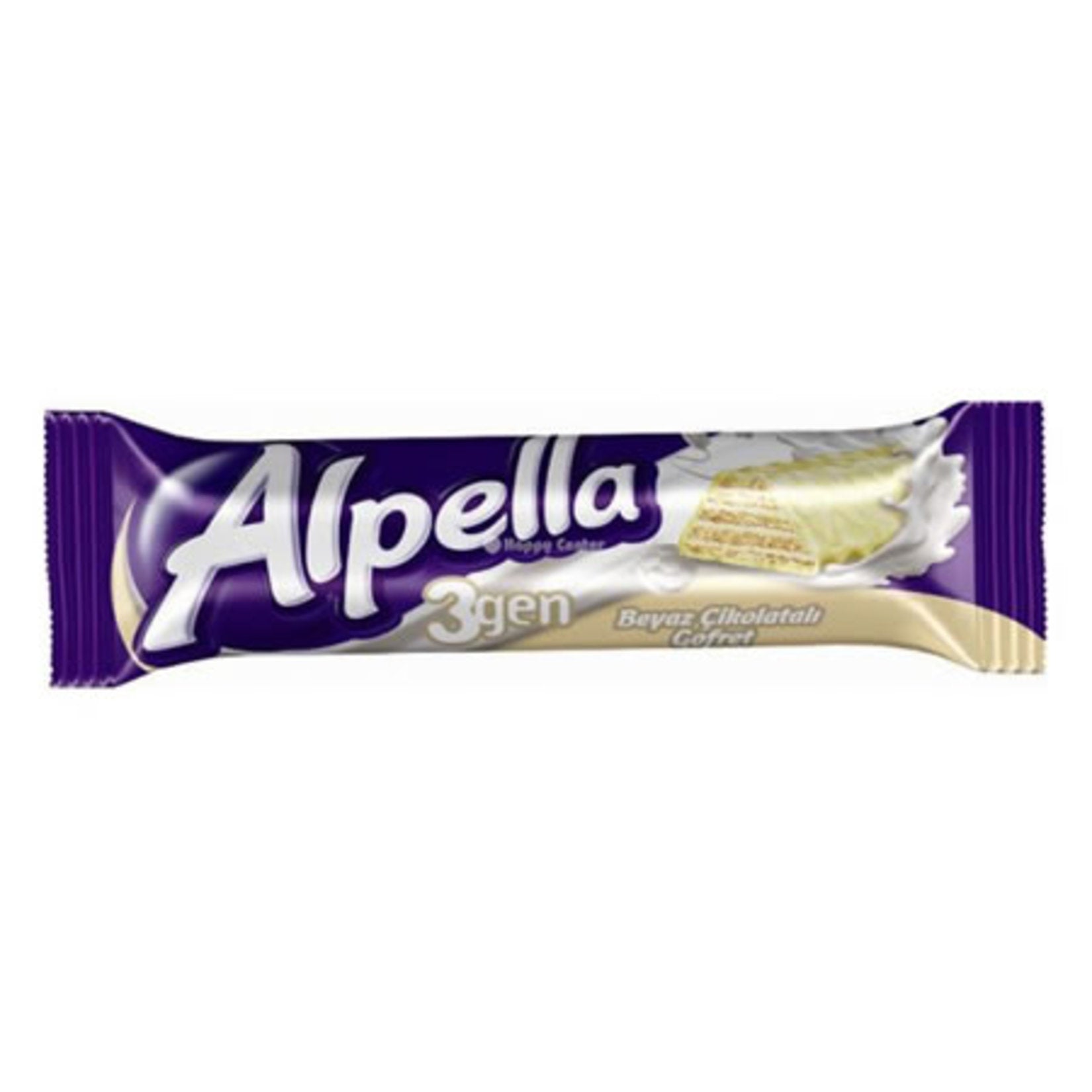 Alpella 3Gen White Chocolate Wafer delivers a deliciously crisp bite with layers of light wafer coated in smooth white chocolate.