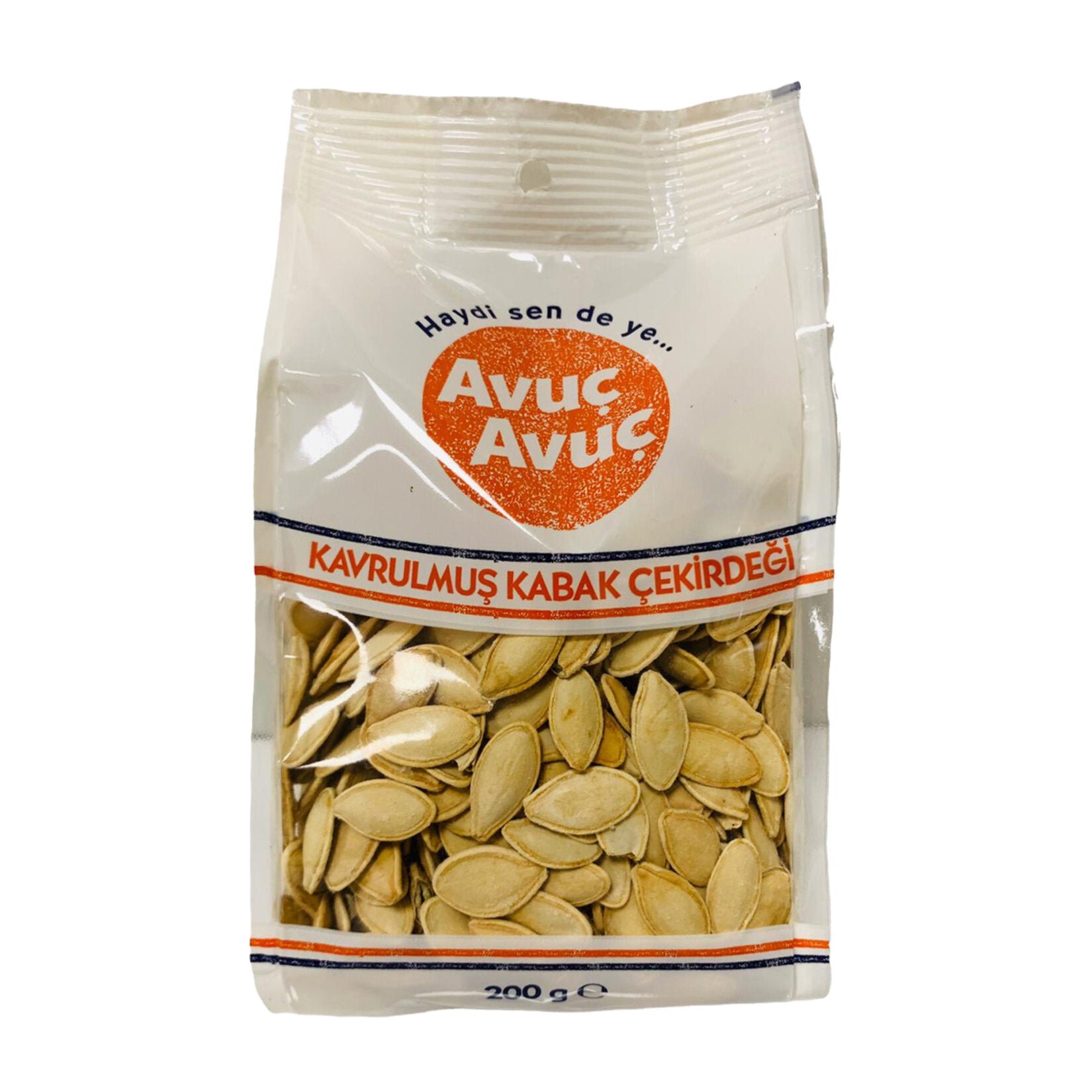 Avuc Avuc Roasted Pumpkin Seeds are a classic Turkish-style snack made from carefully selected pumpkin seeds, lightly salted and roasted to perfection.