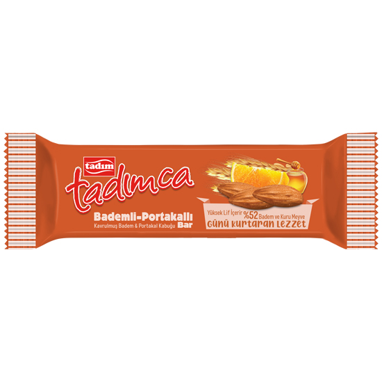 Tadımca Almond Orange Bar (Bademli Portakallı Bar) 30 G