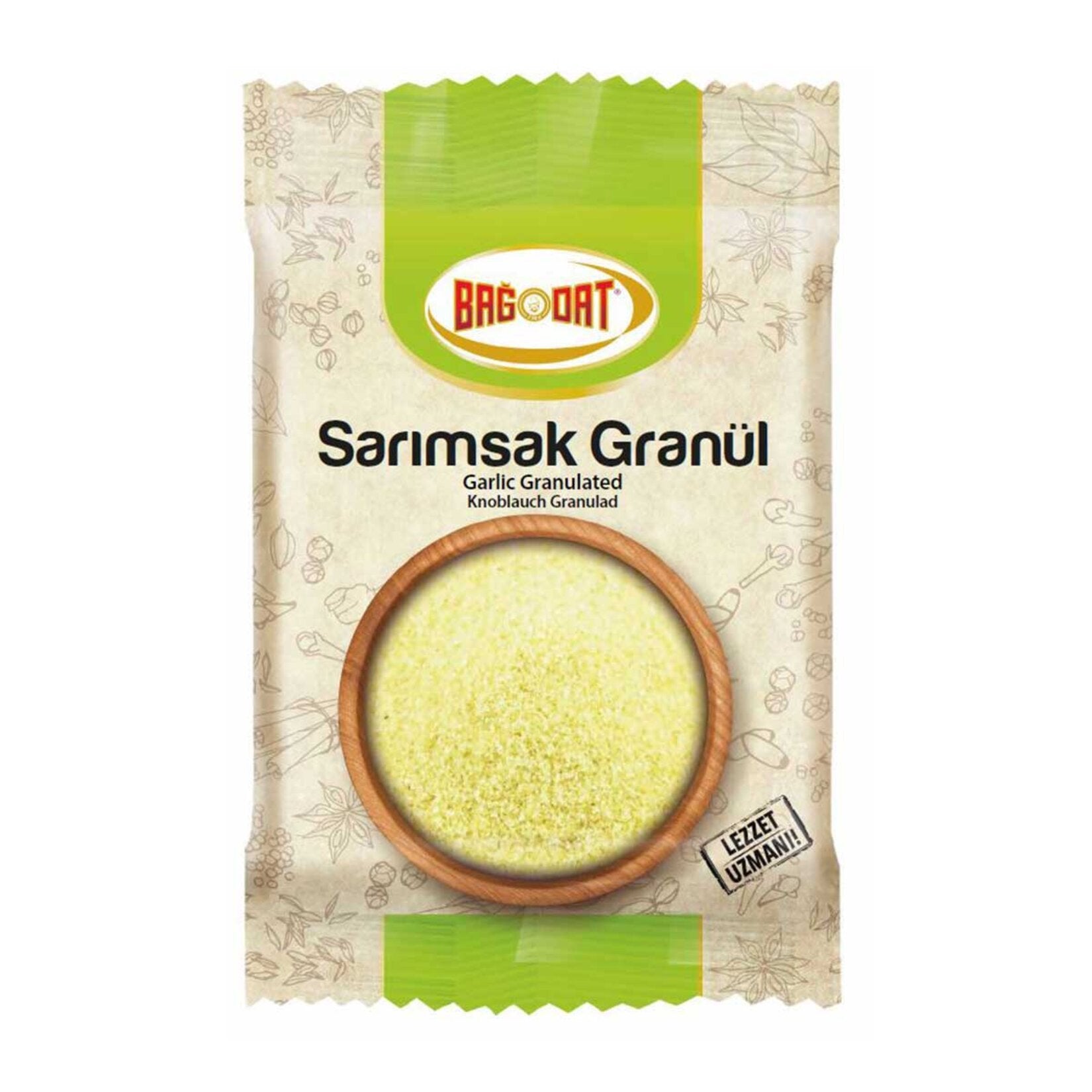 Bagdat Granulated Garlic adds bold, aromatic flavor to your favorite dishes.