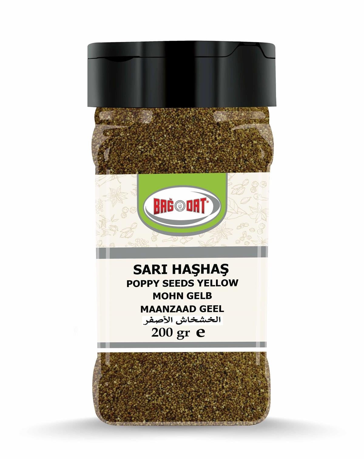 Bagdat Sari Hashas (Yellow Poppy Seeds) are a staple ingredient in traditional Turkish and Middle Eastern baking.