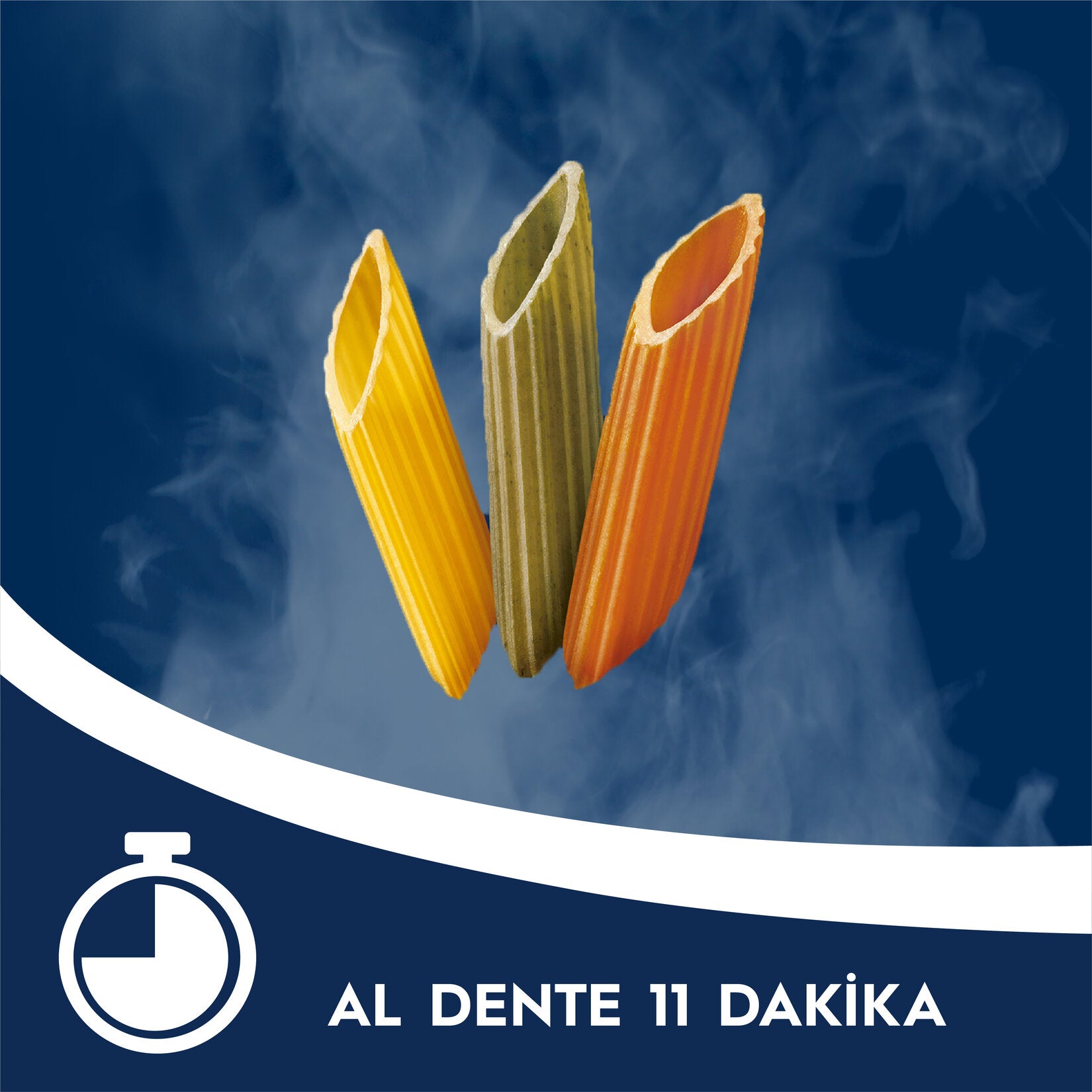 Bring vibrant color and classic Italian flavor to your meals with Barilla Mezze Penne Tricolore.