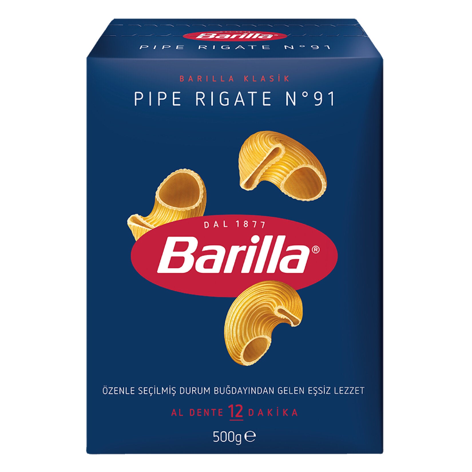 Barilla Pipe Rigate Pasta brings the quality and tradition of Italian-style pasta to your kitchen with a unique shape perfect for holding sauces.