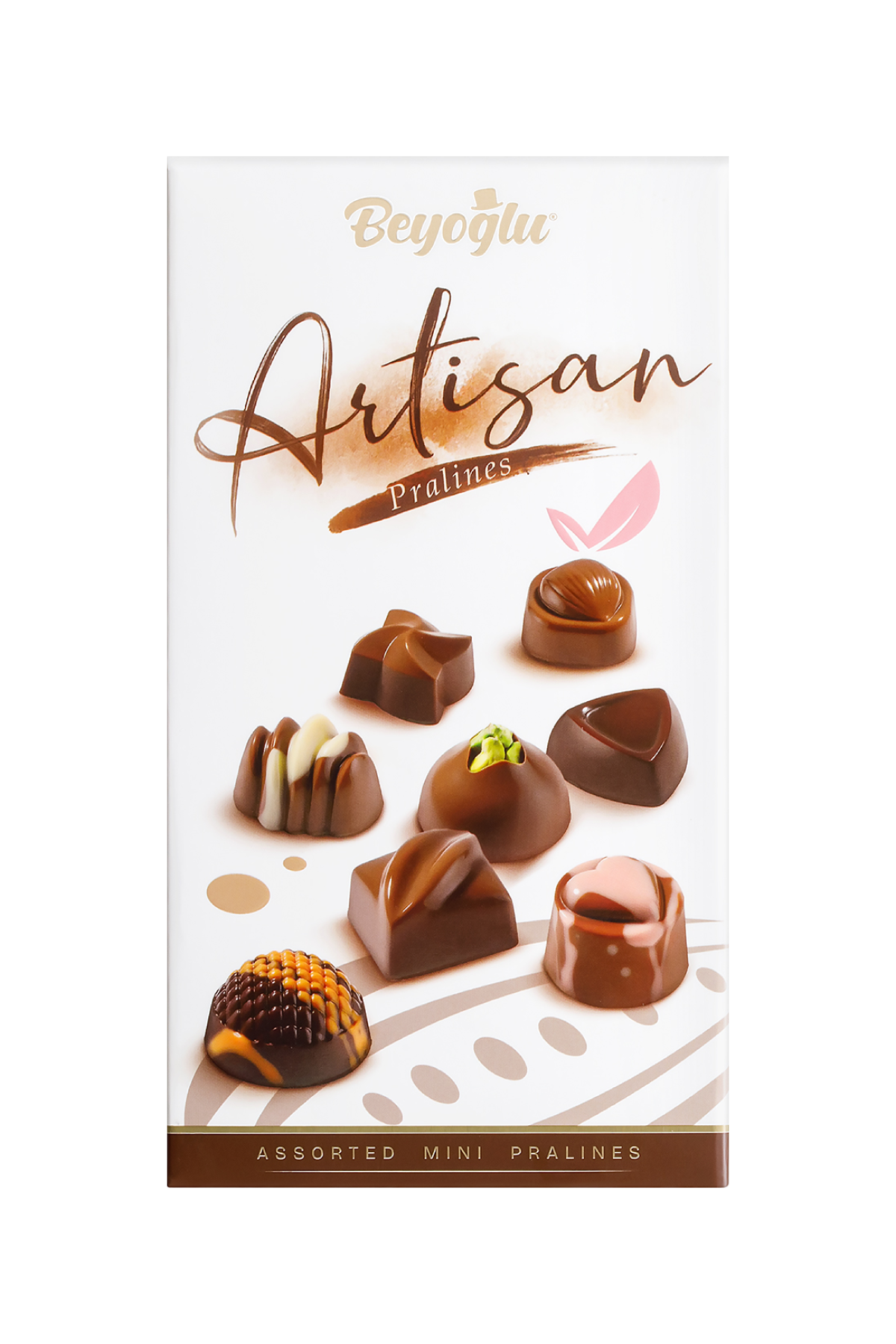 Beyoglu Artizan Pralines are crafted from carefully selected cocoa beans, expertly processed to deliver a rich, smooth, and memorable chocolate experience in every bite.