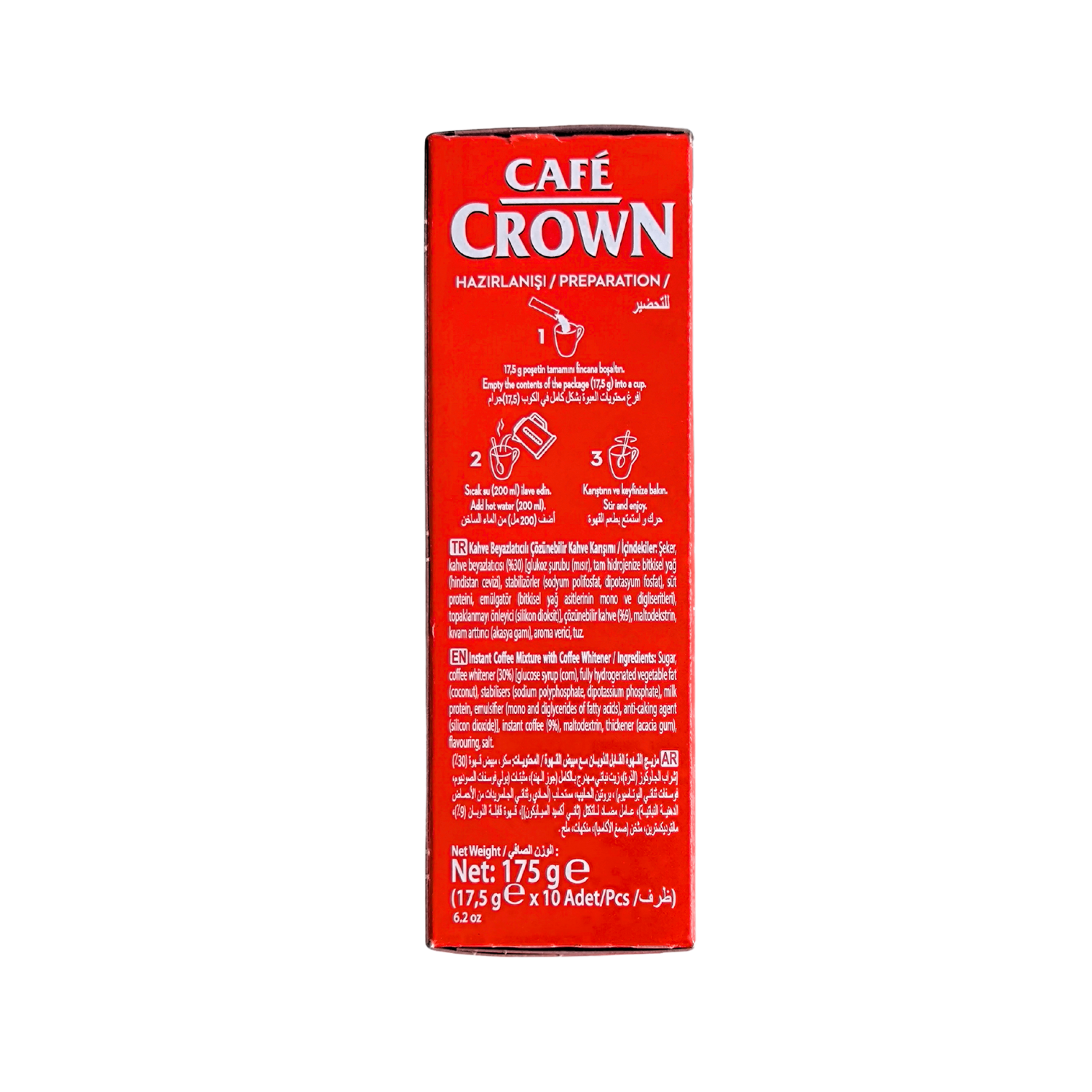 Cafe Crown 3-in-1 10 pcs 17.5 x 10 (Pack of 10)