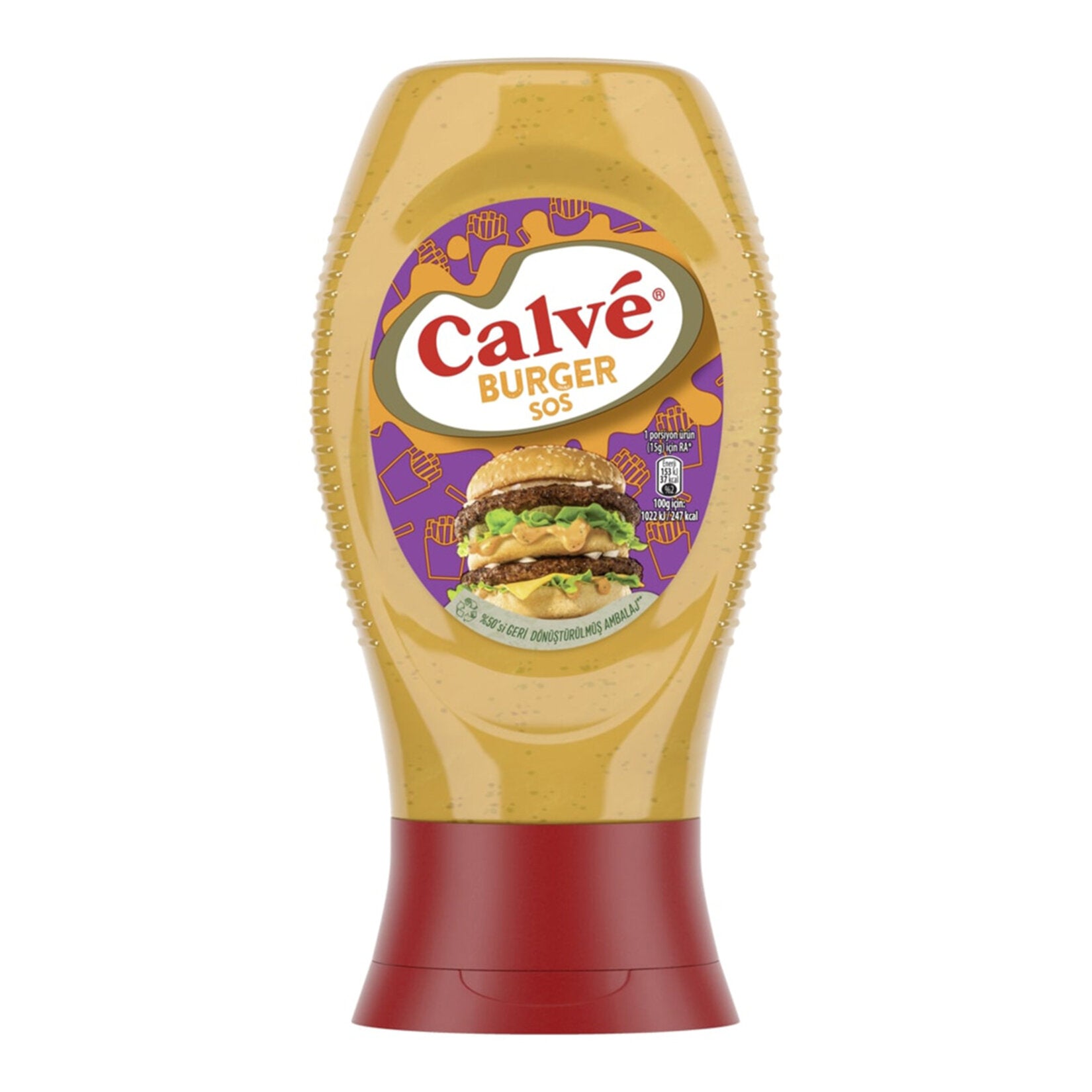 Bring the classic taste of a backyard grill to your kitchen with Calve Burger Sauce.