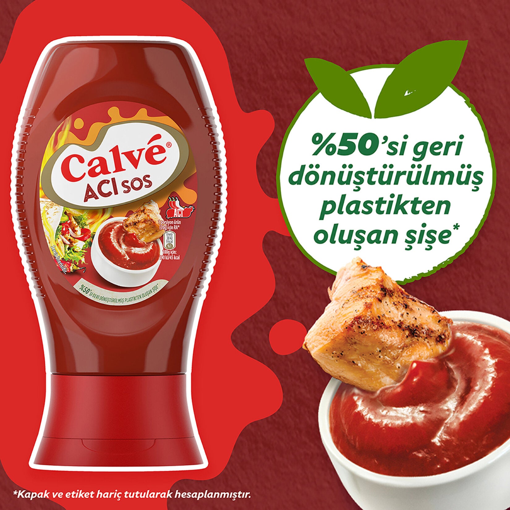 Turn up the heat in your kitchen with Calve Hot Sauce, a bold and flavorful table sauce inspired by classic Turkish spice blends.