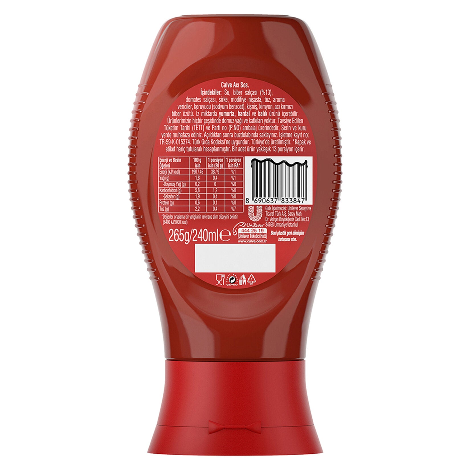 Turn up the heat in your kitchen with Calve Hot Sauce, a bold and flavorful table sauce inspired by classic Turkish spice blends.
