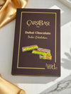 Carsibasi Handmade Dubai Chocolate 95g served in a luxurious setting