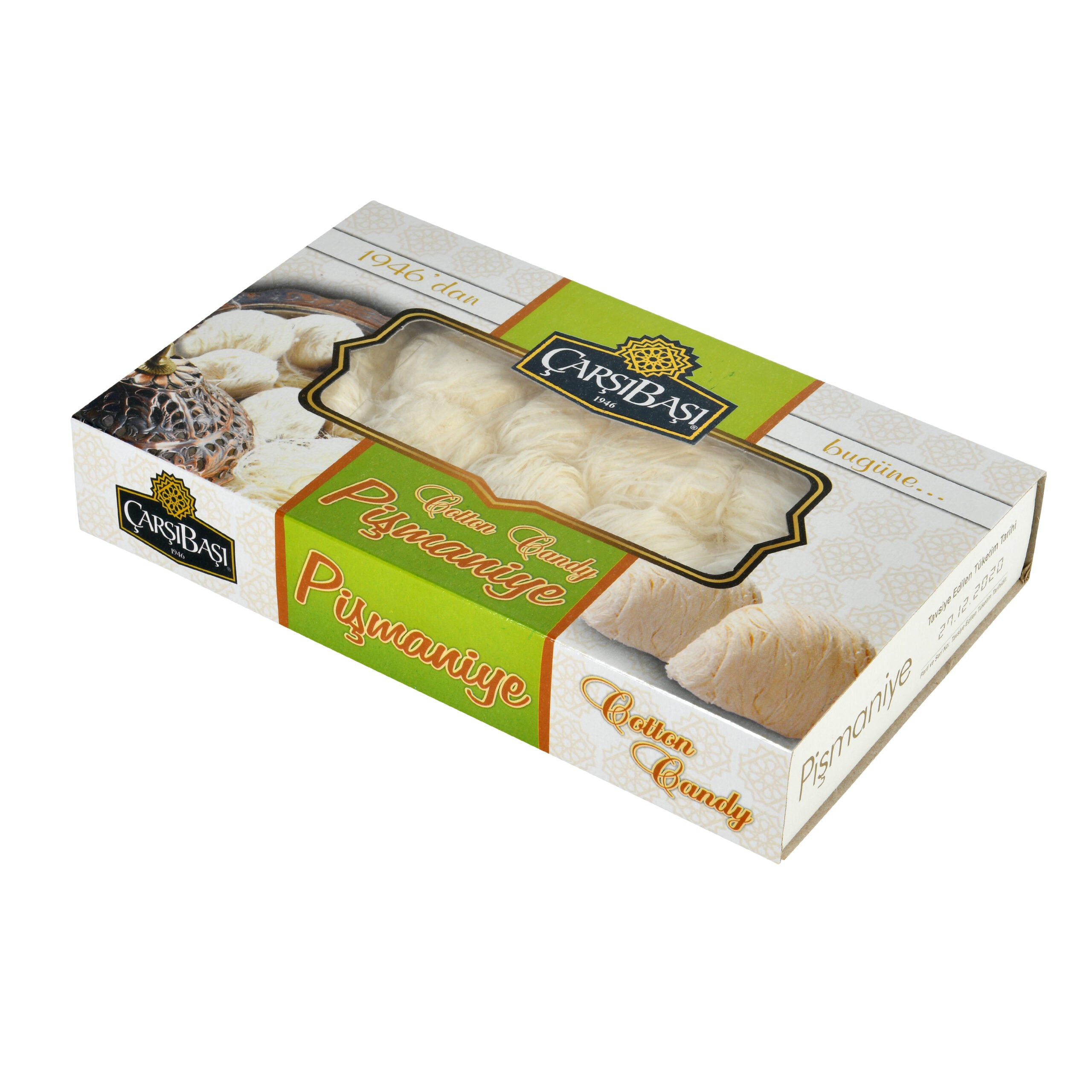 Çarşıbaşı Fluffy Pişmaniye Turkish Cotton Candy 150 g – Traditional Turkish sweet, perfect for homemade Angel Hair Chocolate and small desserts.
