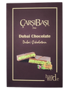 Carsibasi Handmade Dubai Chocolate 95g served in a luxurious setting