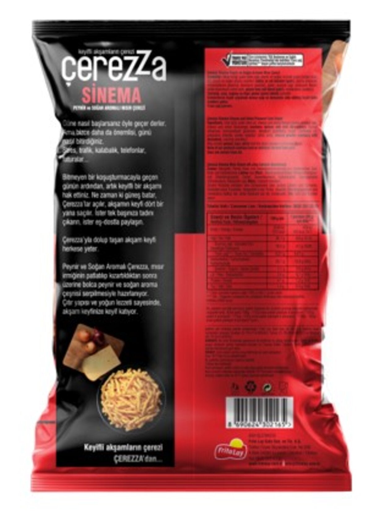 Cerezza Sinema Cheese & Onion Corn Snack brings the bold, savory flavors of Türkiye straight to your