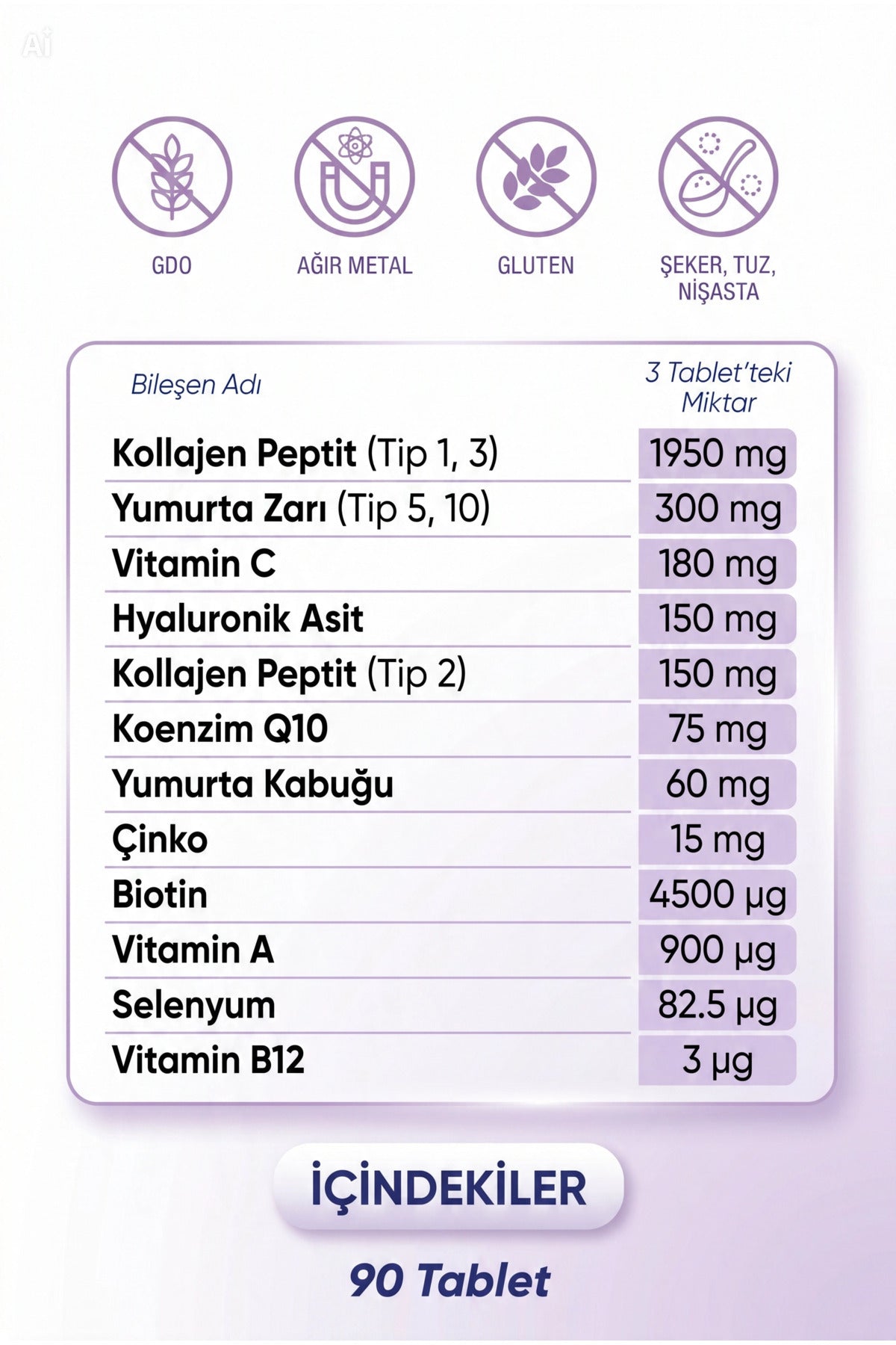 Collagen Forte Platinum 5 Type Collagen Tablet 90 Tablets is a comprehensive beauty and structural support formula designed to nourish skin, hair, nails, joints, and daily energy levels.