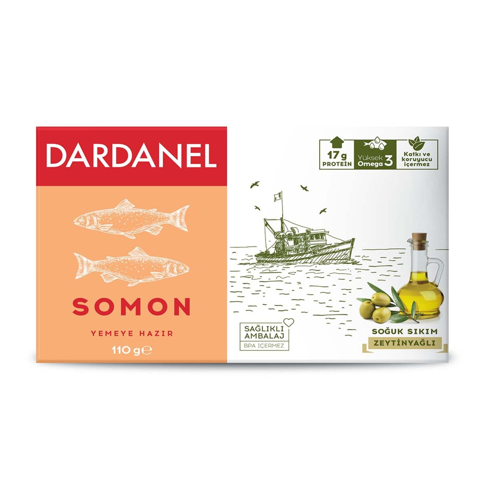 Dardanel Salmon in Olive Oil brings premium quality seafood from Türkiye straight to your table.
