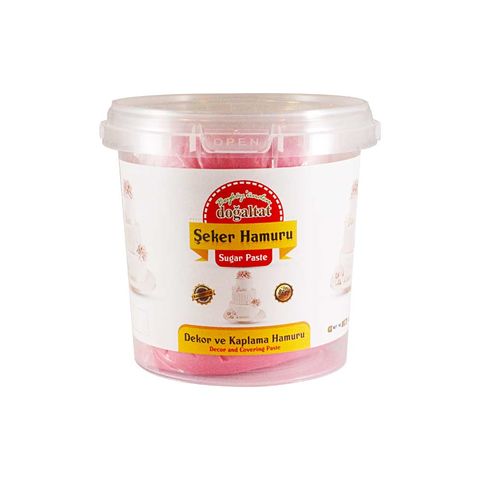 Doğaltat Sugar Paste Pink is a smooth, flexible fondant designed to bring your cake creations to life.