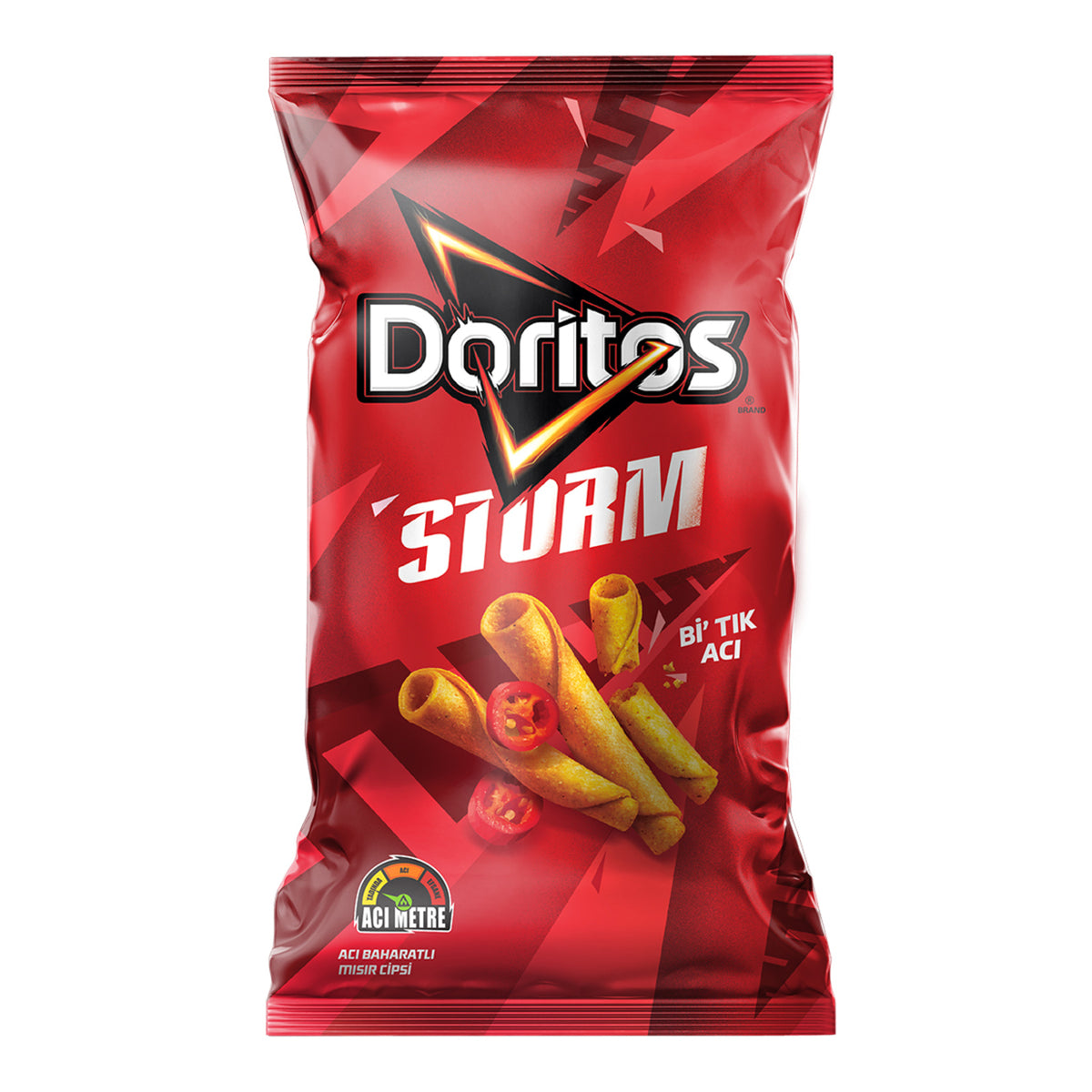 Doritos Storm Bi Tik Aci Spicy Chips Super Size 4.4 oz (125 g