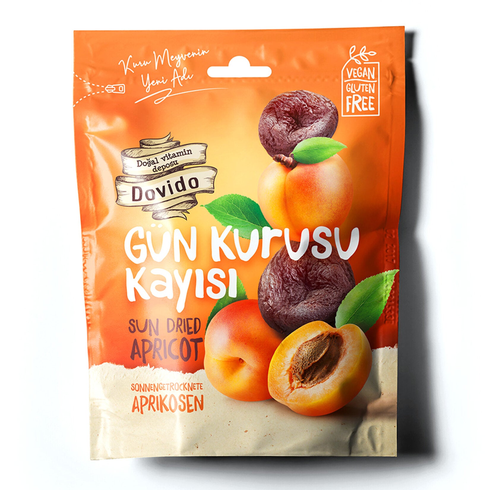 Dovido Sun-Dried Apricots bring the rich taste of naturally dried apricots from Türkiye straight to your pantry.