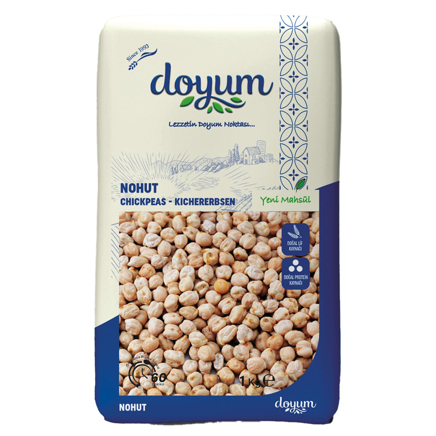 Doyum Chickpeas bring the rich, hearty flavor of traditional Turkish legumes straight to your kitchen.